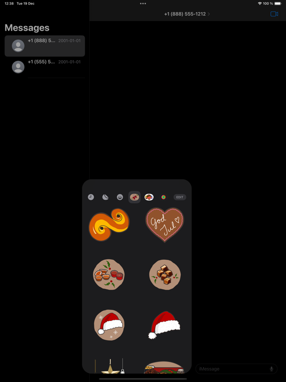 Screenshot #5 pour Christmas stickers!