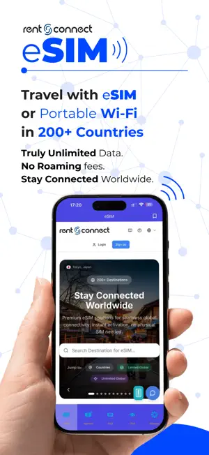 RentnConnect | Travel eSIM screenshot 1