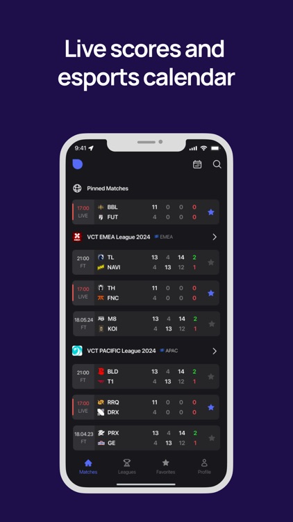 Scoutli - Esports Live Scores