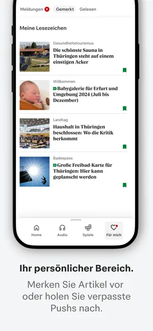 Thüringer Allgemeine News iPhone screenshot 4