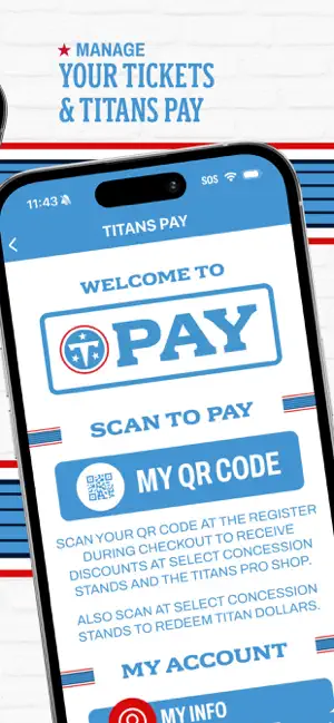 Titans + Nissan Stadium iPhone screenshot 5