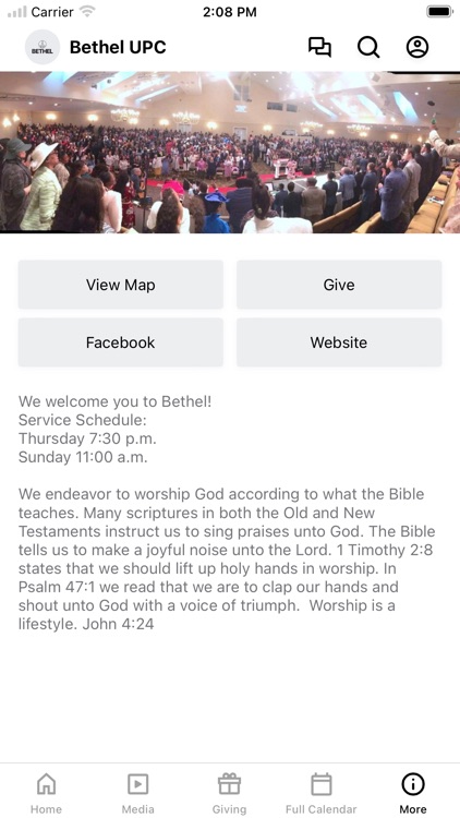 Bethel UPC screenshot-3