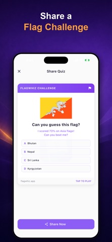 FlagWhiz: World Flag Quiz Screenshot 5 of 5