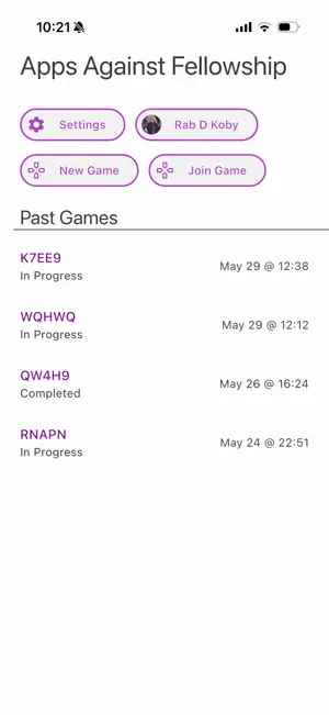 Apps Against Fellowship screenshot 2