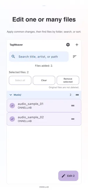 TagWeaver - MP3/FLAC Tagger screenshot 2