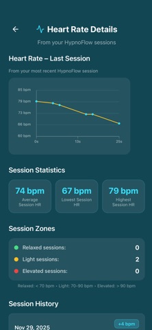 Hypnos Flow iPhone screenshot