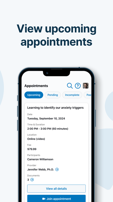 PFH Client Connect iPhone screenshot 3 - Medical app
