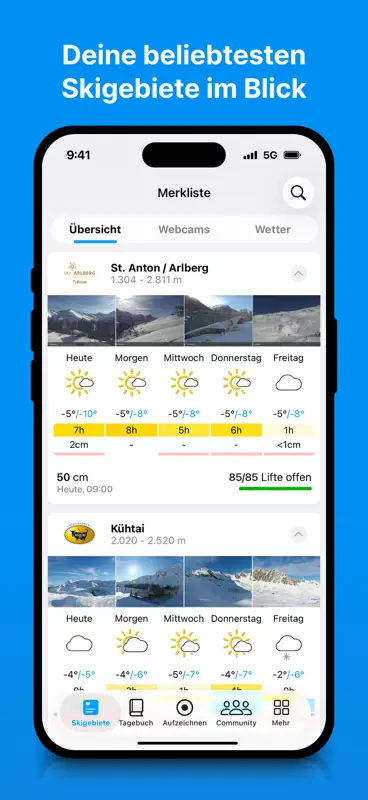 bergfex: Skifahren & Tracking screenshot 4 of 8