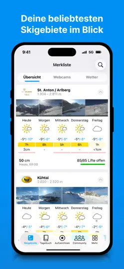 Screenshot von Bergfex: Skifahren & Tracking auf dem iPhone 4