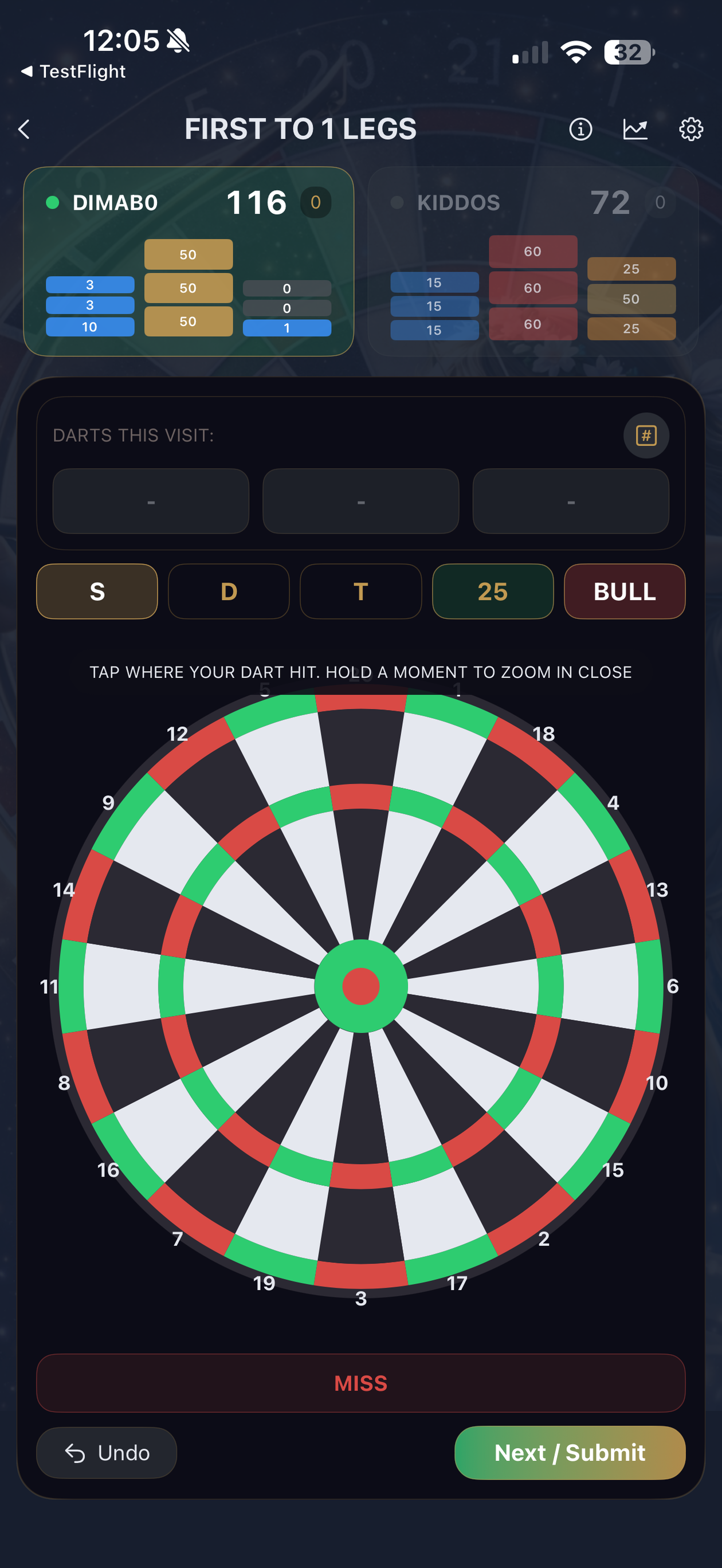 Artemis Darts screenshot 3