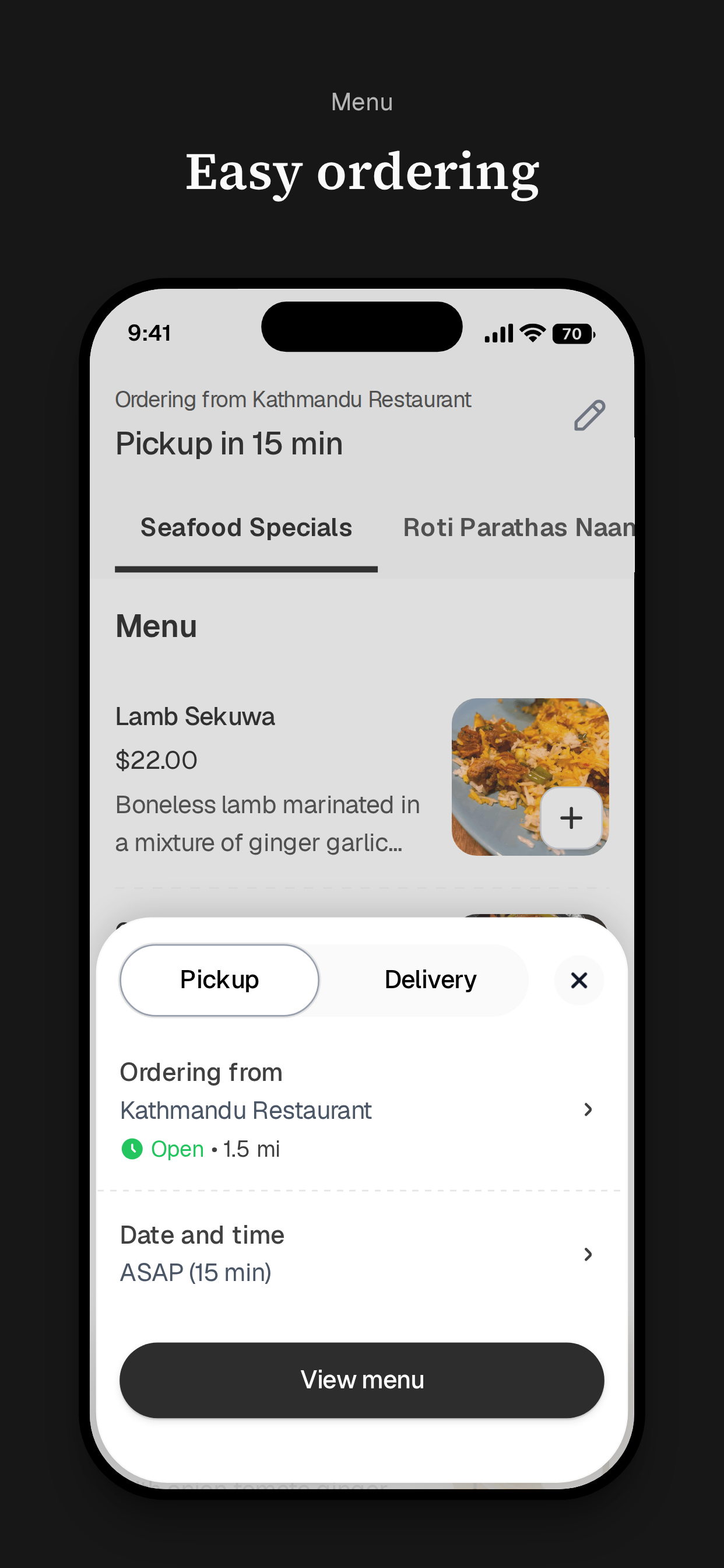 Kathmandu Restaurant screenshot 3