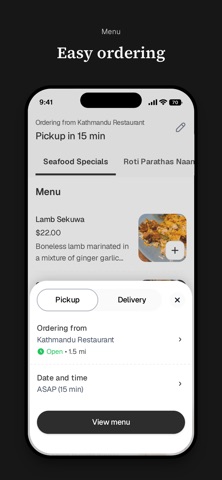 Kathmandu Restaurant iPhone screenshot