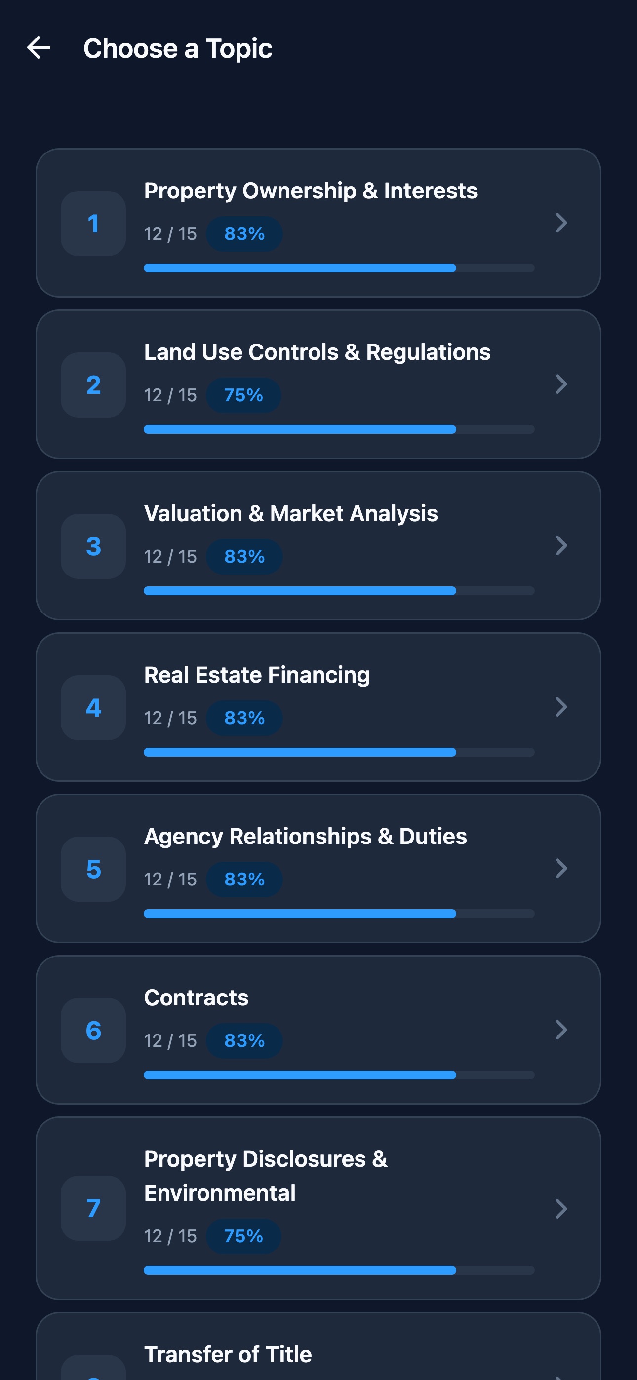 Screenshot 2 of Real Estate License Prep
