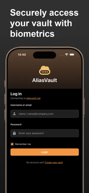 AliasVault screenshot 2