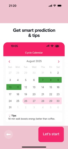 Cycle Tracker+ screenshot