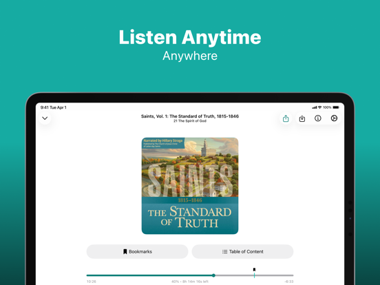 Deseret Bookshelf LDS Books iPad screenshot