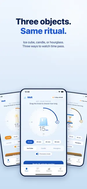 Melt: Focus & Pomodoro Timer screenshot 4