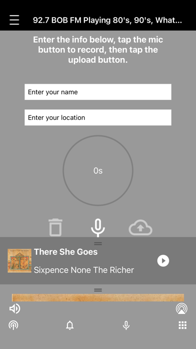 92.7 Bob FM Chico iPhone screenshot 4 - Entertainment app