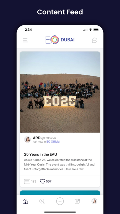 EO Dubai Community Screenshot