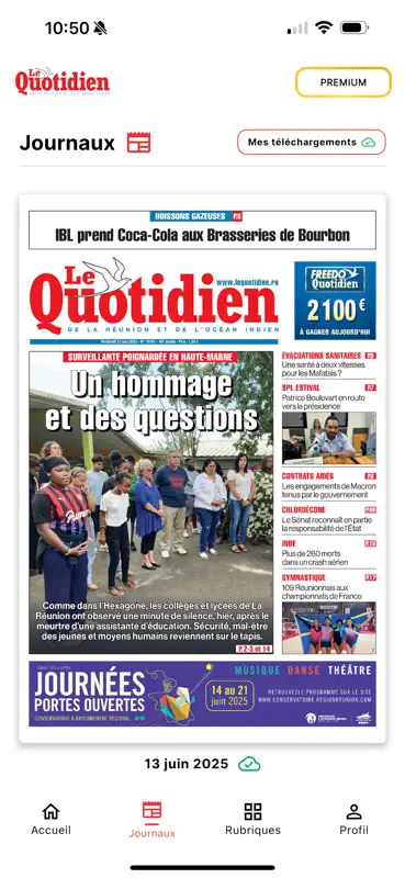 Le Quotidien de La Réunion screenshot 3 of 3