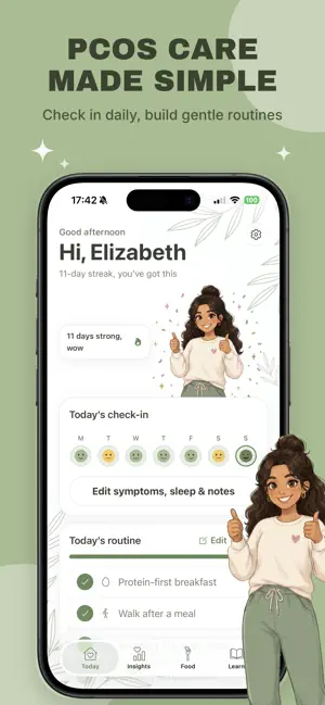 PCOS Ally: Symptom Tracker screenshot 1