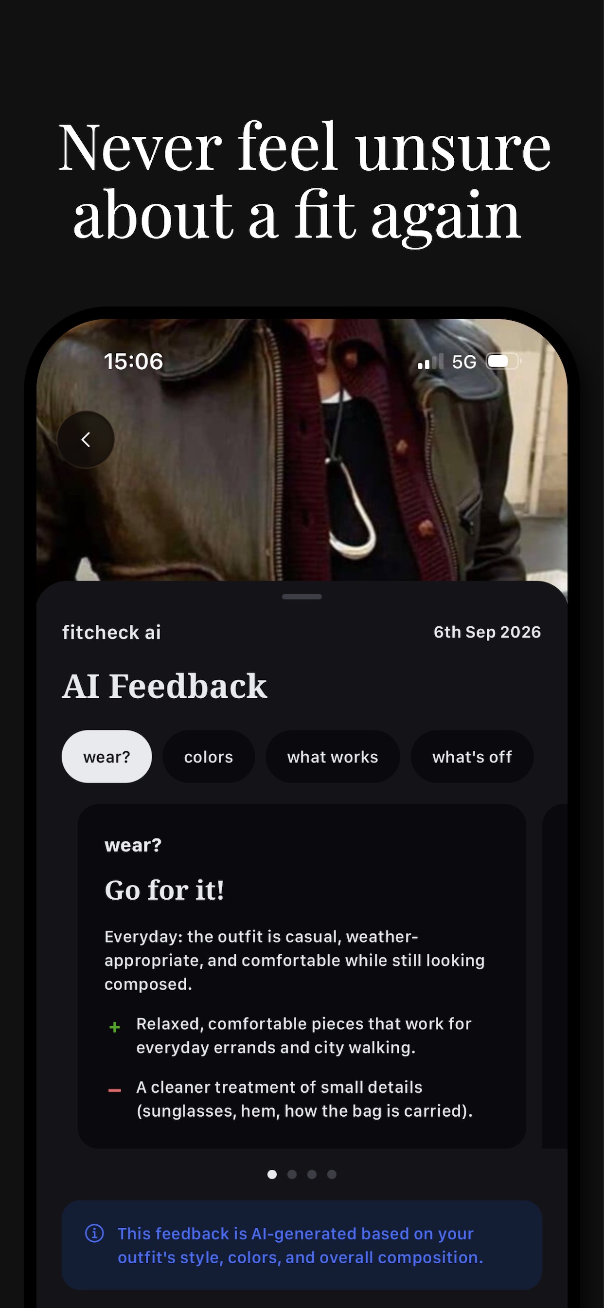 Screenshot 8 of Fitcheck AI - Outfit Rating
