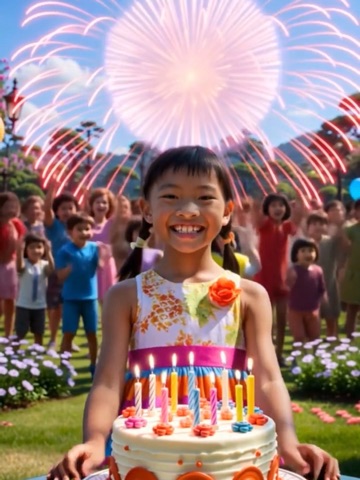 Birthday Invites & Video iPad screenshot