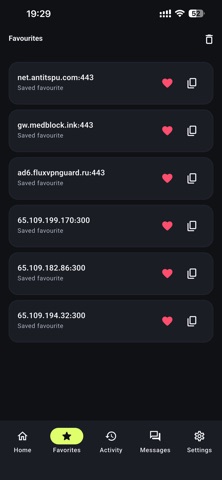 Vproxy iPhone screenshot