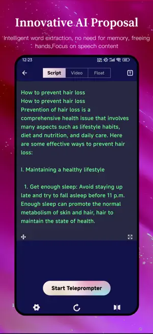 AI Teleprompter - Video Script screenshot 4