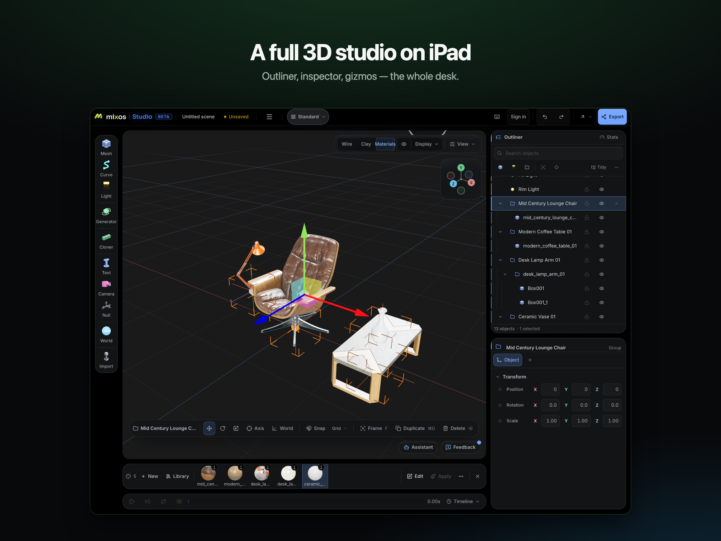 Mixos: 3D Creative Suite screenshot 11
