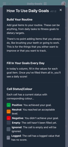 Daily Goals: Routine Tracker screenshot