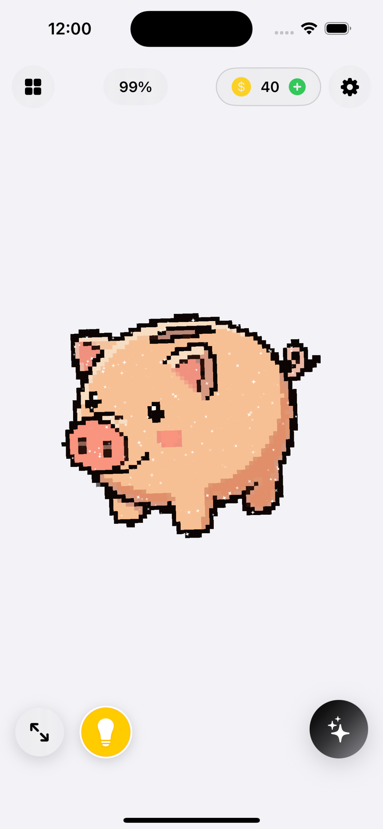 Color By Number Art: Pixel Cat