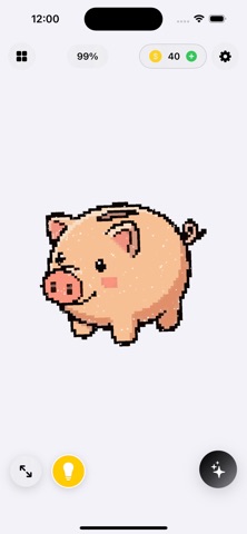 Color By Number Art: Pixel Cat screenshot