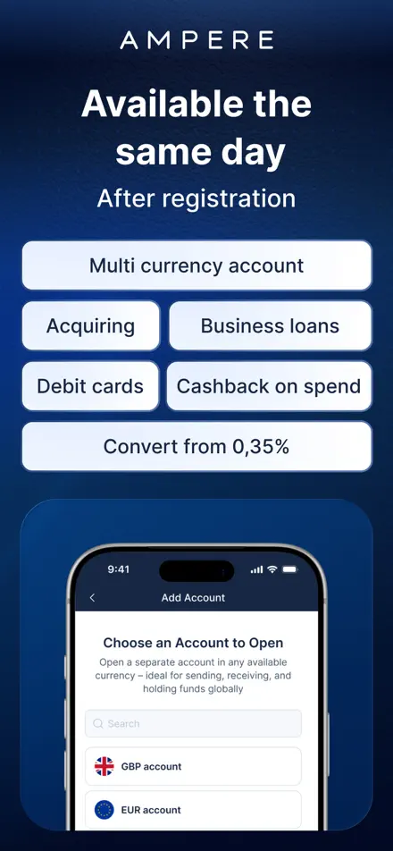 Ampere app screenshot 2