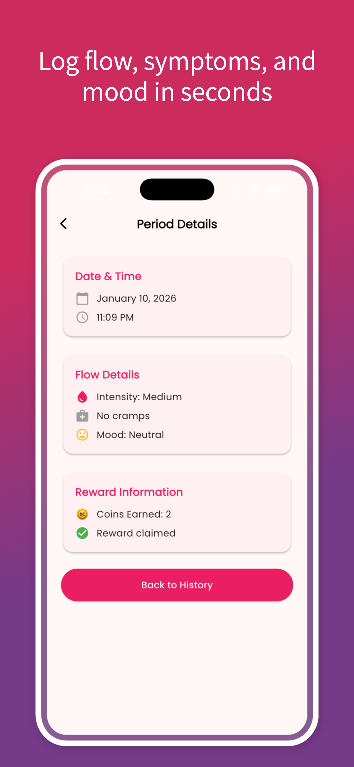 Dose: Track My Period & Earn screenshot 4