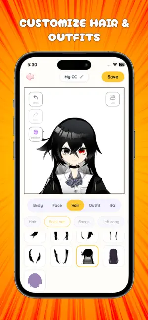 OC Avatar Maker: PFP Creator iPhone screenshot 1