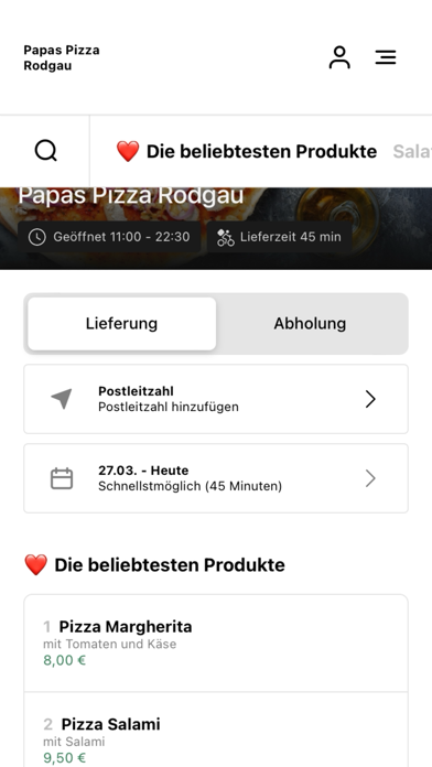 Screenshot #3 pour Papas Pizza Rodgau