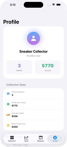 Shoebox - Sneaker Collection のスクリーンショット