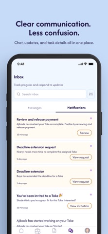 Takers App screenshot