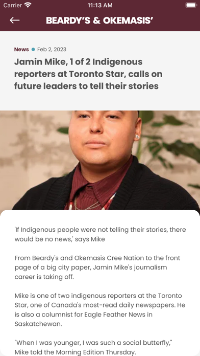 Beardys & Okemasis Cree Nation Screenshot