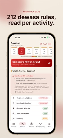 Kalender Bali: Wariga & Otonan iPhone screenshot