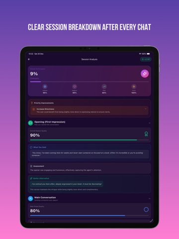 Saymo: Dating Coach iPad screenshot