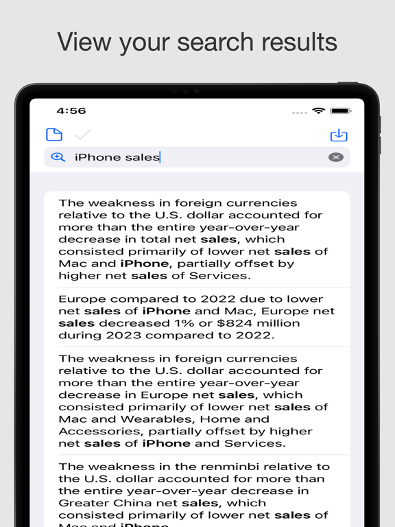 Screenshot #6 pour Pdf Text Search