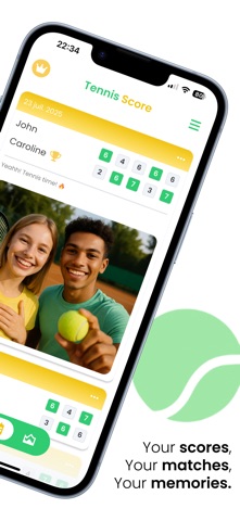 Tennis - Scorekeeper & Counter screenshot