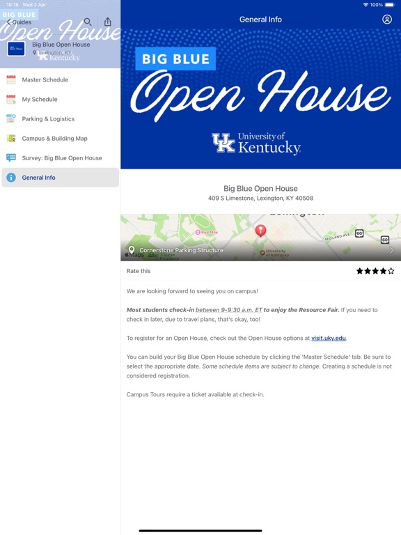 Screenshot #4 pour University of Kentucky Guides