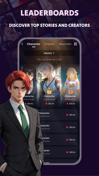 Saylo: AI Character Story Chat Screenshot
