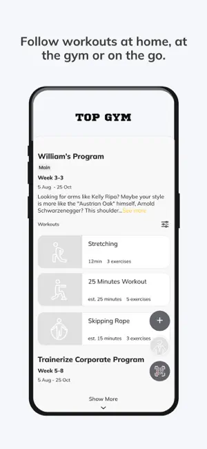 TG Fit screenshot 3