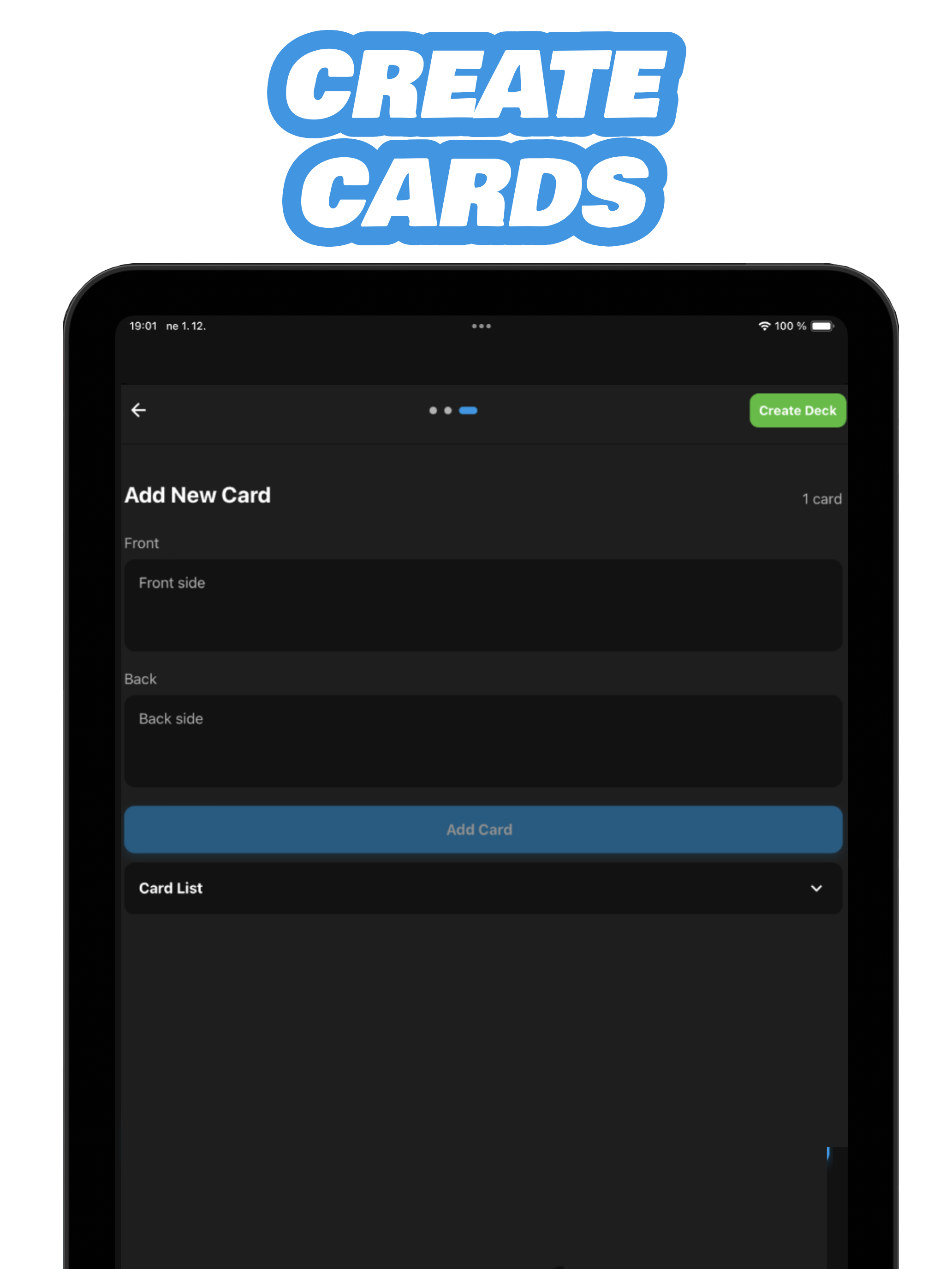 Spaced Repetition Flashcards screenshot 6
