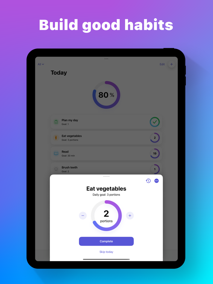 #2. Awesome Habits: Habit Tracker (macOS) Av: Michal Tuma