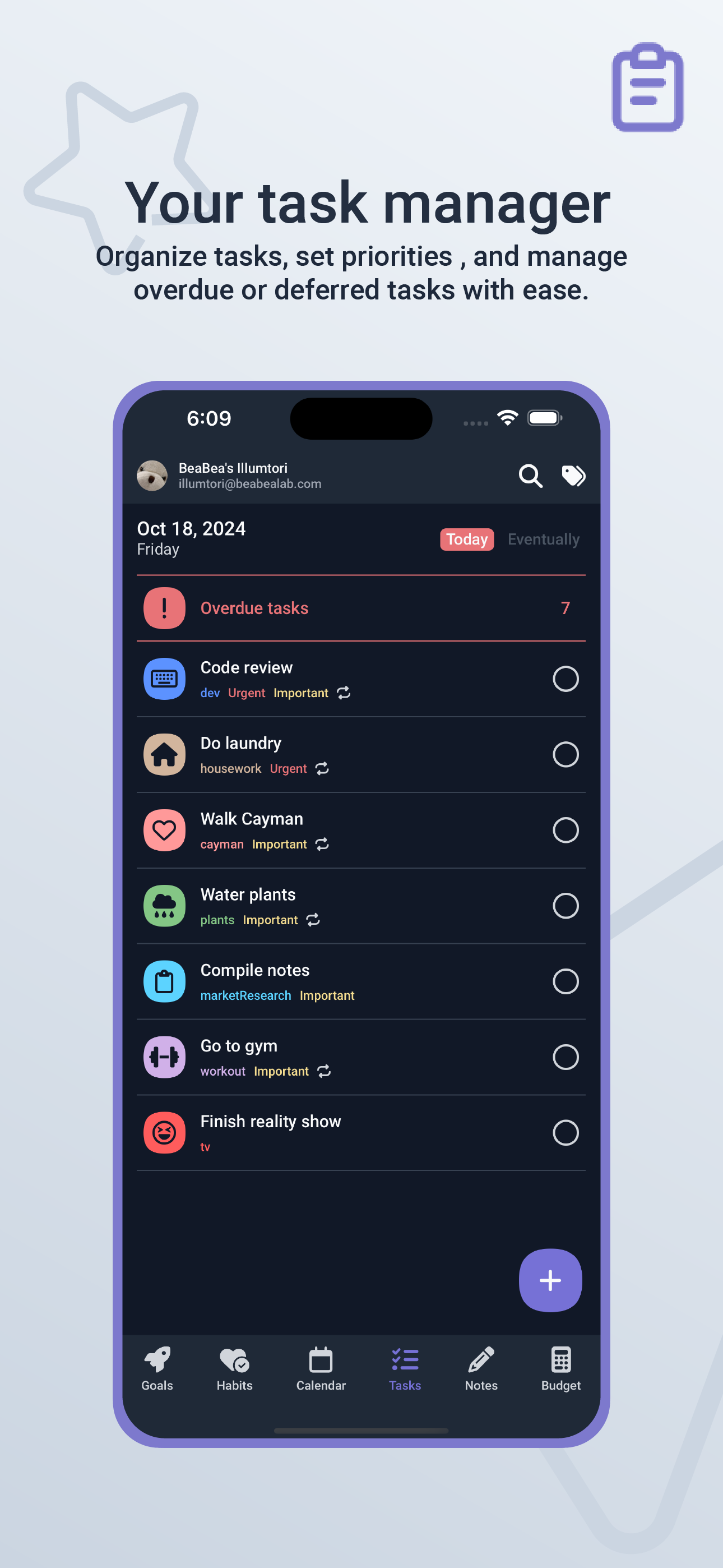 Goal Tracker - Illumtori